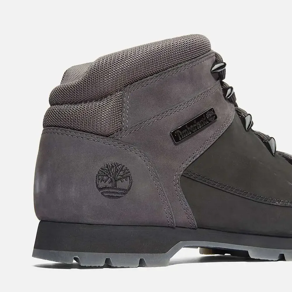 TIMBERLAND MEN'S 13 EURO SPRINT MID LACE BOOT JET BLACK NUBUCK NIB